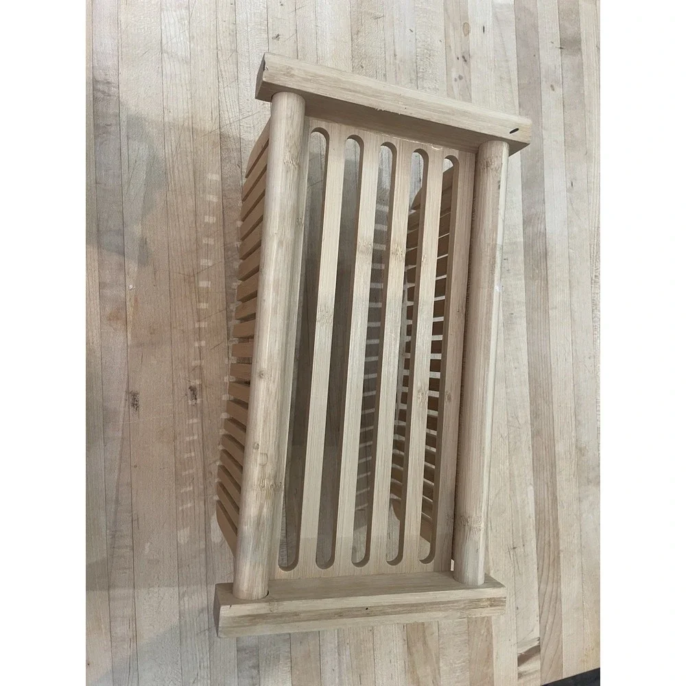 Bamboo Wooden Bread Slicer / Slotted Knife Sections - Designed
